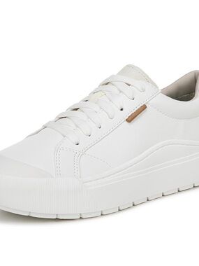 Dr. Scholl's White Platform Lace-Up Sneaker